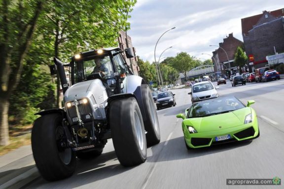 Стиль и мощность – это трактор Lamborghini