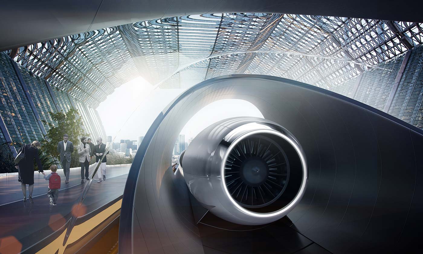 Как сверхскоростной магнитный поезд Hyperloop изменит мир